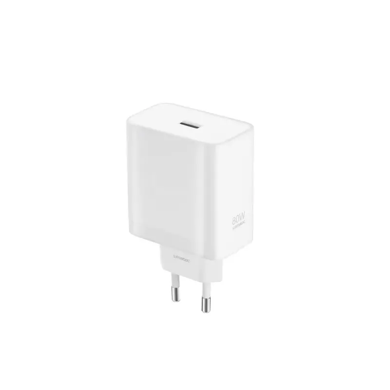 Laadija OnePlus SUPERVOOC Indoor AC kiirlaadimine nutitelefonile valge