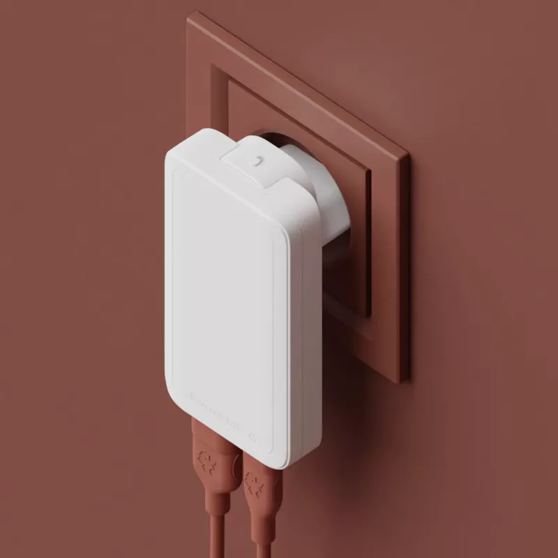 dbramante1928 Pro - EU/US õhuke laadija - USB-C 65W+USB-A 30W - W