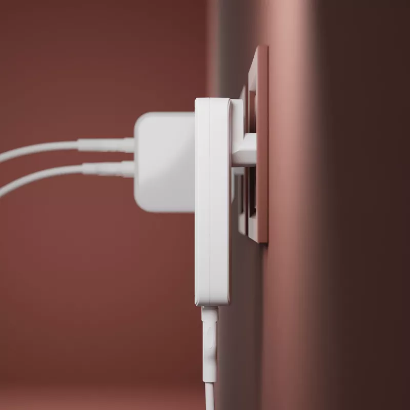 dbramante1928 Pro - EU/US õhuke laadija - USB-C 65W+USB-A 30W - W