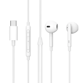 Lenovo ES652200-BULK juhtmega kõrvasisesed kõrvaklapid — USB USB-C, 1,2 m kaabel, valge, kõnede ja muusika jaoks