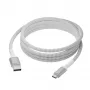 USB-A to USB-C andmekaabel d bramante re-charge Pro BRD kaabel 2,5 m, USB 2.0, valge