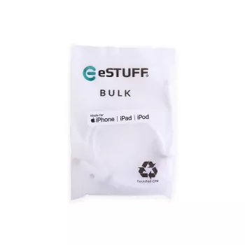 Lightning-kaabel eSTUFF ES602170-BULK 1m valge USB-C 2,4A