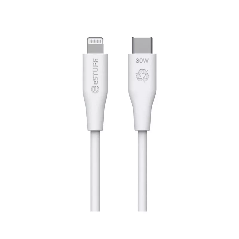 Lightning-kaabel eSTUFF ES602170-BULK 1m valge USB-C 2,4A