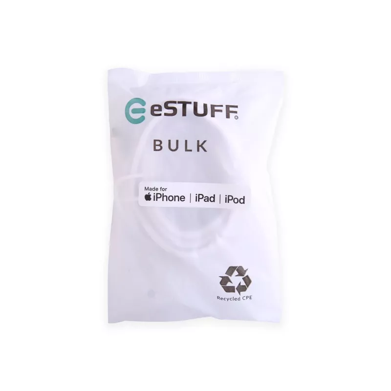 Lightning-kaabel eSTUFF ES602370-BULK 3m USB C 2,4A