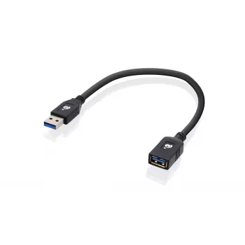 IOGEAR G2LU3AMF USB-kaabel USB 3.2 Gen 1 0,3 m USB A Must