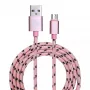 USB-kaabel Garbot C-05-10196 1m USB A Micro-USB B roosa