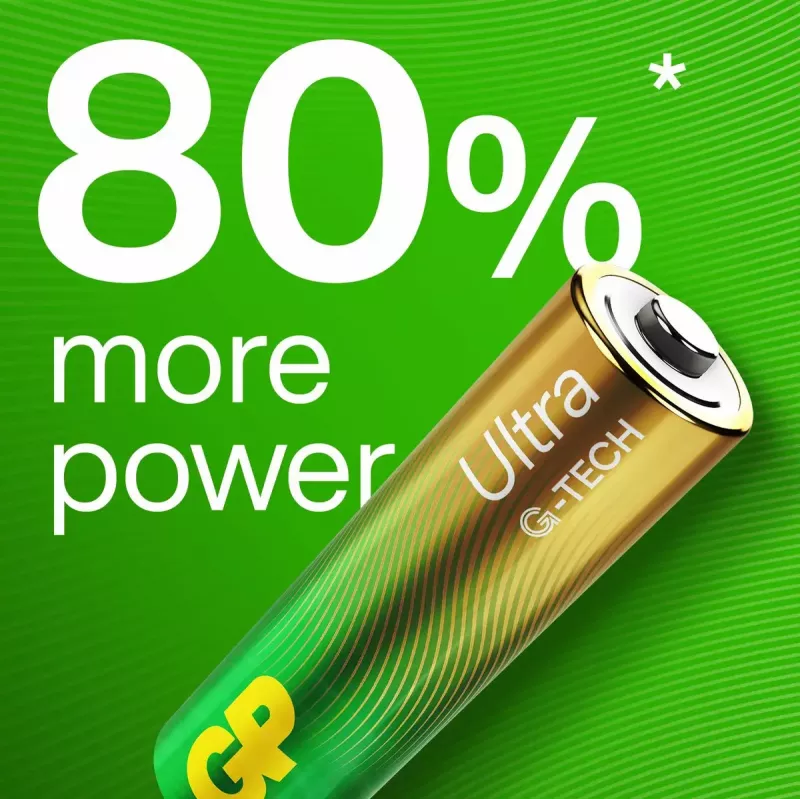 Ühekordne patarei GP Batteries Ultra Alkaline GP15AU AA LR06 Aluseline 10 aastat säilivusaeg