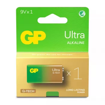 Ühekordne patarei GP Batteries Ultra Alkaline GP1604AU 9V Leelispatarei