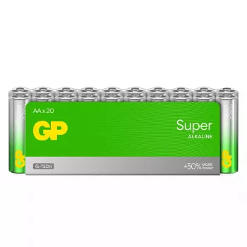 Ühekordne patarei GP Batteries Super Alkaline GP15A AA LR06 leelispatarei 10 aastat