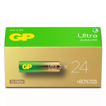 Ühekordne patarei GP Batteries Ultra Alkaline GP15AU AA LR06 leelispatarei, 10-aastane säilivusaeg