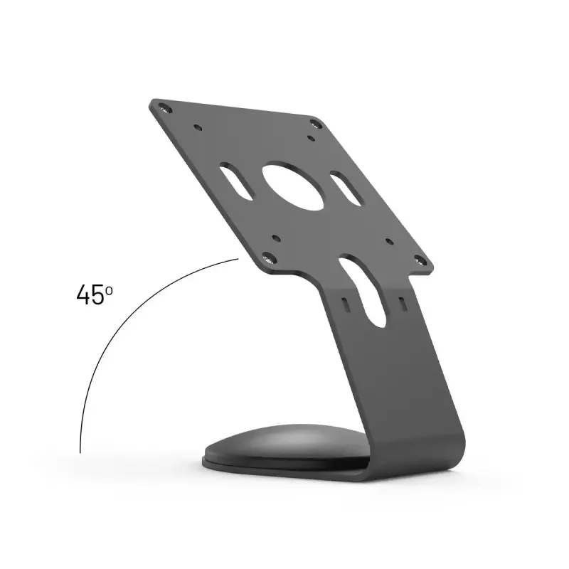 Multimeediastatiiv Compulocks VESA Fixed 45 Degree Core Counter Stand must alumiinium