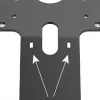 Multimeediastatiiv Compulocks VESA Fixed 45 Degree Core Counter Stand must alumiinium