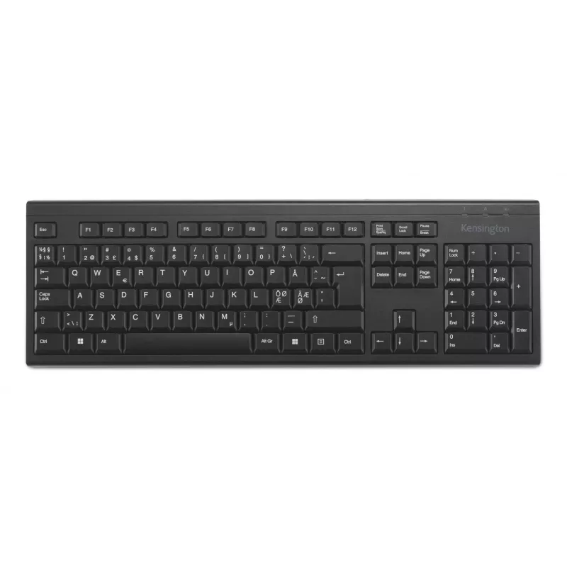 Juhtmevaba klaviatuur Kensington KB150 EQ täissuuruses 105 klahviga, must