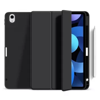 eSTUFF ES68201160-BULK tahvelarvuti ümbris 27,7 cm (10,9 tolli) Folio Must, Läbipaistev