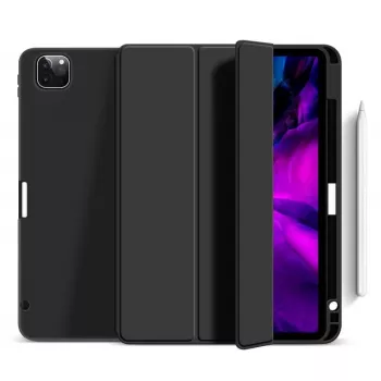eSTUFF ES68201400-BULK tahvelarvuti ümbris 32,8 cm (12,9 tolli) Folio Must, Läbipaistev