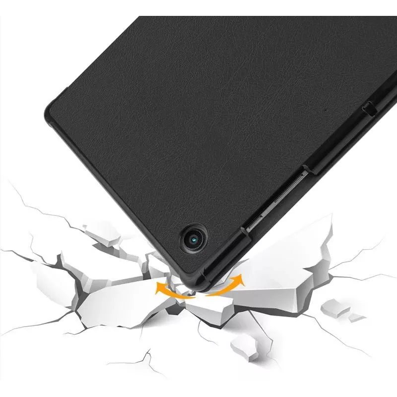 Folio-ümbris eSTUFF Samsung Galaxy Tab A8 10.5 jaoks, must, 2 tugirežiimi