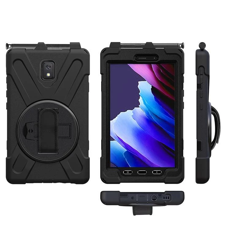 eSTUFF AUSTIN Defender ümbris Samsung Galaxy Tab Active3 jaoks - must