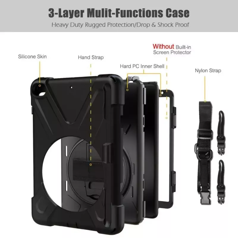 Cover eSTUFF AUSTIN Defender Case iPad Mini 5/4 jaoks Must