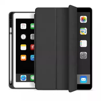eSTUFF SEATTLE Pencil Case iPad 9.7 2018/2017 - must PU-nahk