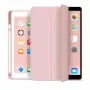 eSTUFF SEATTLE pliiatsiümbrisega ümbris iPad 9.7 2018/2017 jaoks - roosa PU nahk
