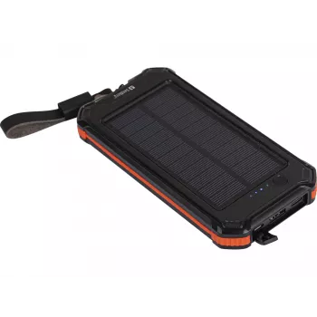 Akupank Sandberg 3in1 Solar Powerbank 10000 10000 mAh 2A Must