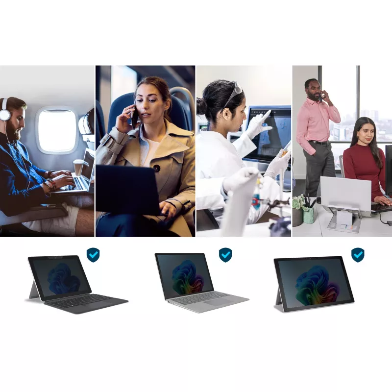 Kensington privaatsusfilter - kahesuunaline eemaldatav Microsoft Surface Pro 2017 jaoks