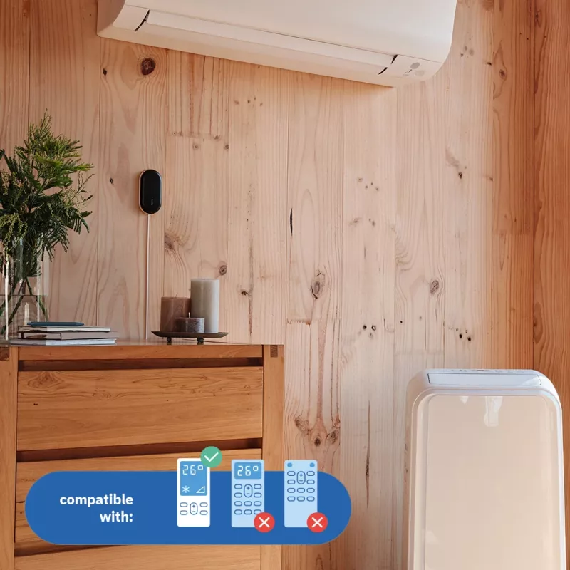 Netatmo Smart AC Controller Must Valge Metall Plast