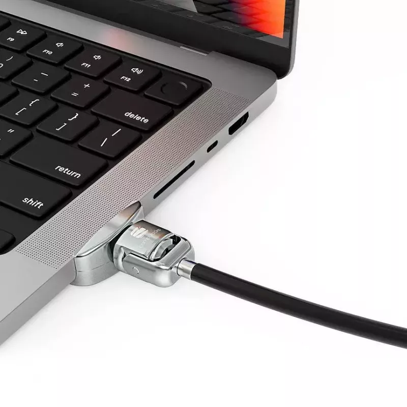 Compulocks Ledge Lock Adapter MacBook Pro 14-tollisele M1 M2 M3 hõbedane