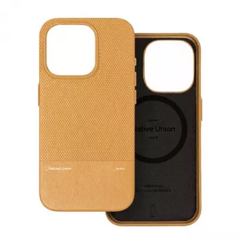 Kaas Native Union (Re)Classic ümbris iPhone 16 Pro jaoks Monokromaatne Ocher