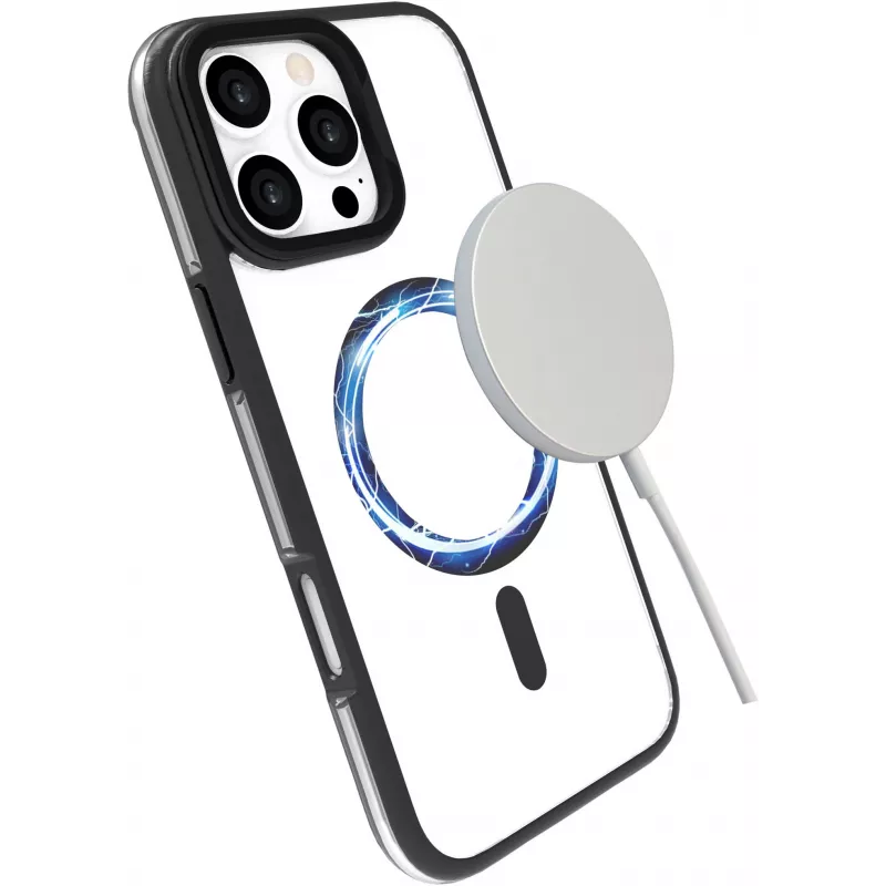 Cover eSTUFF ES67141102 iPhone 16 Pro 6.3 inch Läbipaistev Must