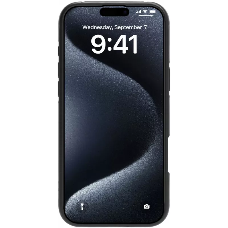 Cover eSTUFF ES67141102 iPhone 16 Pro 6.3 inch Läbipaistev Must