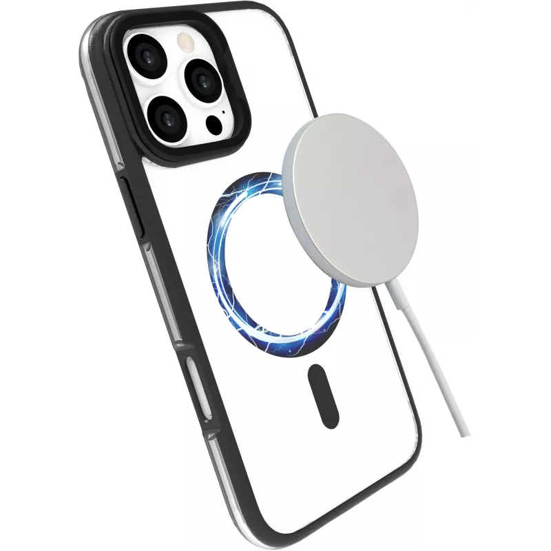 eSTUFF ES67141103 mobiiltelefoni ümbris 17,5 cm (6,9 tolli) Kaitseümbris Läbipaistev, Must