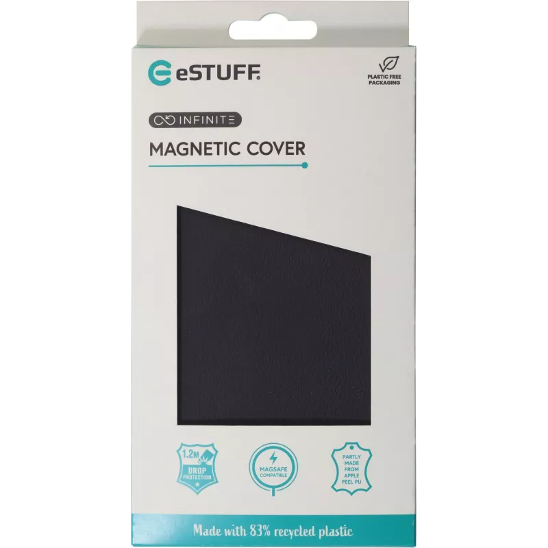 eSTUFF ES67160020 mobiiltelefoni ümbris 15,5 cm (6,1 tolli) kate Must