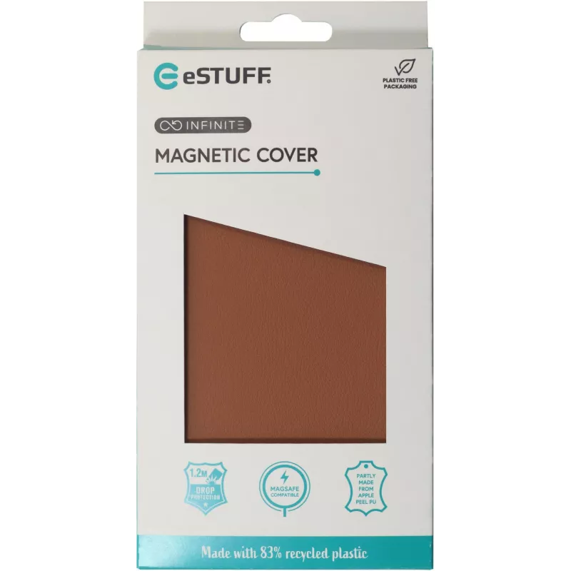eSTUFF ES67160024 mobiiltelefoni ümbris 15,5 cm (6,1 tolli) kate Pruun