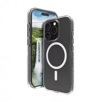 dbramante1928 Iceland Ultra D3O MagSafe ümbris iPhone 16 Pro jaoks, läbipaistev
