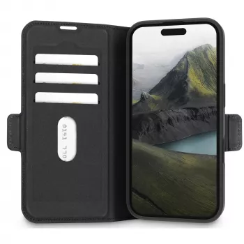 Voltimisümbris dbramante1928 Oslo Pro Apple iPhone 16 jaoks Must PU Plastik