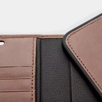 Rahakotiga ümbris Trunk TR-WA1254-BRW iPhone 12 mini jaoks pruun