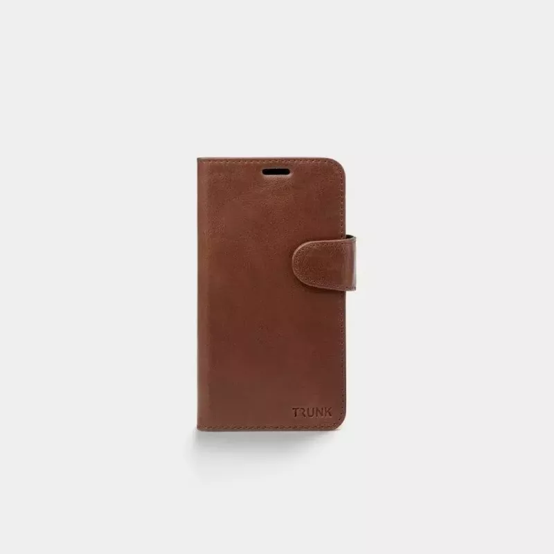 Rahakotiga ümbris Trunk TR-WA1254-BRW iPhone 12 mini jaoks pruun