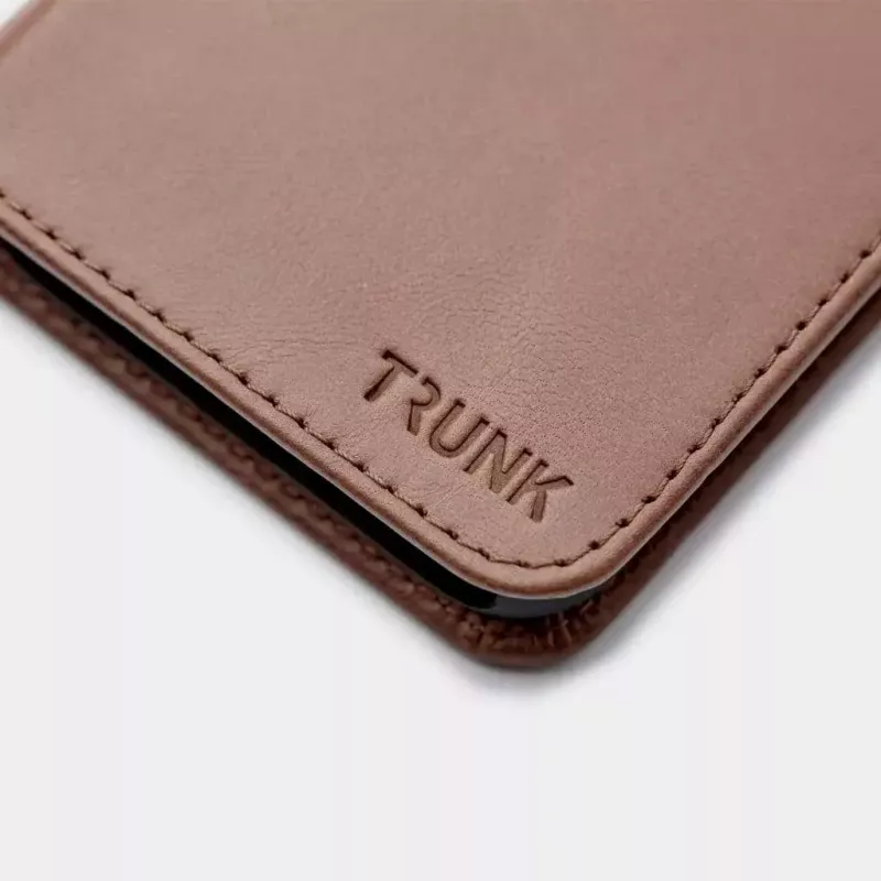 Rahakotiga ümbris Trunk TR-WA1254-BRW iPhone 12 mini jaoks pruun