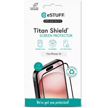 eSTUFF ES501421 mobiiltelefoni ekraani/tagakaane kaitse Läbipaistev ekraanikaitse Apple 1 tk