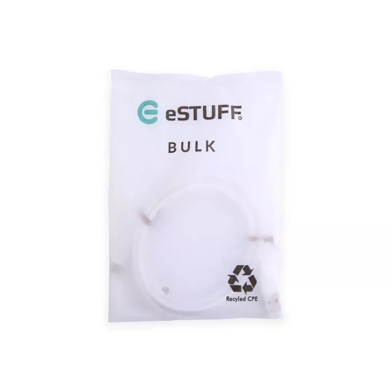 eSTUFF ES605270-BULK USB-kaabel USB 2.0 1 m USB C USB A Valge
