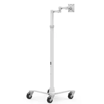 Medical Rolling Cart Compulocks MCRSTDEXW VESA Ühilduv Valge