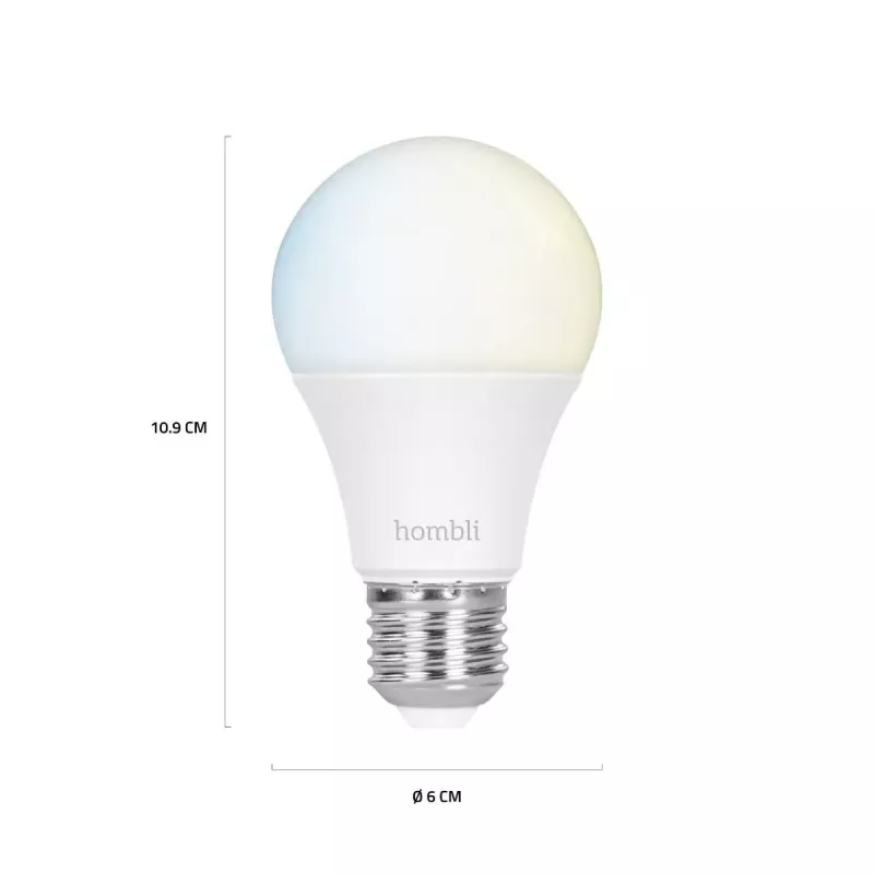 Nutipirn Hombli E27 9W Wi-Fi Valge