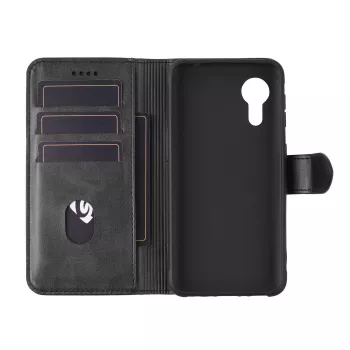 eSTUFF ES67340008-BULK mobiiltelefoni ümbris 16,3 cm (6,4 tolli) rahakott-ümbris Must