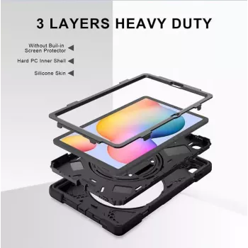 Ümbris eSTUFF AUSTIN Defender ümbris Samsung Galaxy Tab S6 Lite 2022/2020 Must