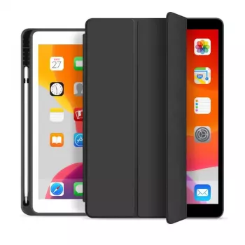 eSTUFF SEATTLE Pencil Case iPad Air 5/4 10.9 2022/2020 - must PU-nahk