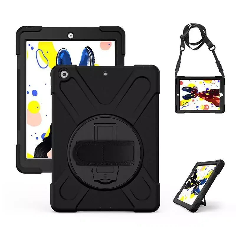 eSTUFF CHICAGO Full Body Defender ümbris iPad 10.2-le, must