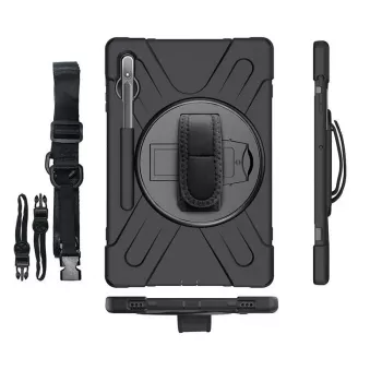 Kaitseümbris eSTUFF CHICAGO Full Body Defender Samsung Galaxy Tab S8/S7-le, must