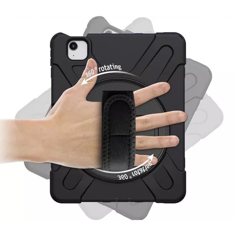 eSTUFF AUSTIN Defender ümbris iPad Pro 11 2022/2020/2018/Air 5/4 10.9 jaoks - must