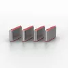 Lindy USB-tüüpi C pordiblokeerijad (ilma võtmeta) – pakis 10 tk, roosa